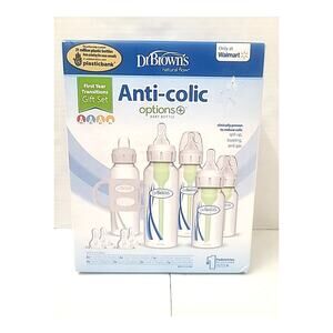 Dr. Brown's Anti-Colic Options+ Baby Bottle 1st Year Gift Set Newborn